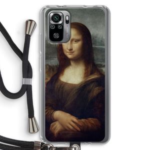 Mona Lisa: Xiaomi Redmi Note 10S Transparant Hoesje met koord