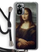 Mona Lisa: Xiaomi Redmi Note 10S Transparant Hoesje met koord