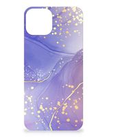 Back Cover voor iPhone 14 Watercolor Paars