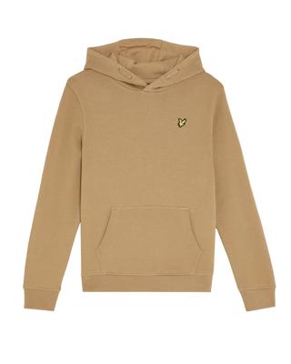 Lyle & Scott winter hoodie jongens - bruin