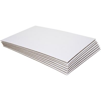 Vellen van golfkarton, afm 42x60x0,7 cm, 10 stuk/ 1 doos