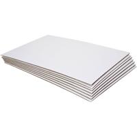 Vellen van golfkarton, afm 42x60x0,7 cm, 10 stuk/ 1 doos