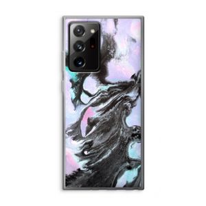 Pastel zwart: Samsung Galaxy Note 20 Ultra / Note 20 Ultra 5G Transparant Hoesje