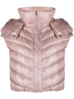 Herno cropped down gilet - Violet