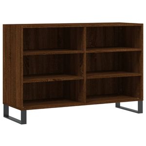 vidaXL Dressoir 103,5x35x70 cm bewerkt hout bruin eikenkleur