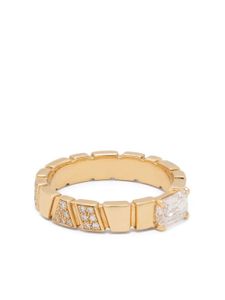 Loyal.e Paris bague Ride & Love en or 18ct pavée de diamants