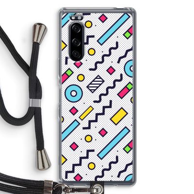 8-bit N°8: Sony Xperia 5 Transparant Hoesje met koord