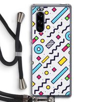 8-bit N°8: Sony Xperia 5 Transparant Hoesje met koord