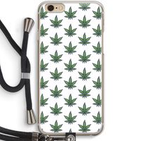 Weed: iPhone 6 / 6S Transparant Hoesje met koord