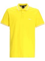 BOSS polo à logo floqué piqué - Jaune