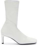 Jil Sander bottines en cuir 70 mm - Blanc - thumbnail