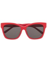 Balenciaga Eyewear lunettes de soleil Dynasty à monture carrée - Rouge