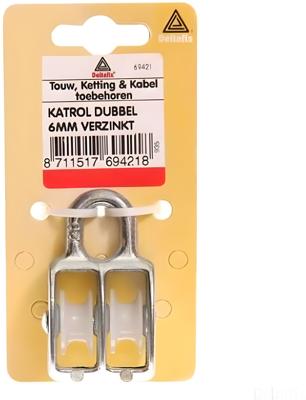 Hijskatrol dubbel 6mm - Deltafix