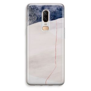 Stone White: OnePlus 6 Transparant Hoesje