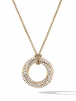 David Yurman collier Pavé Crossover en or 18ct pavé de diamants (21 mm)