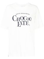 CHOCOOLATE t-shirt à logo brodé - Blanc - thumbnail