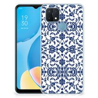 OPPO A15 TPU Case Flower Blue