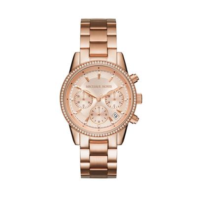 Horlogeband Michael Kors MK6357 Staal Rosé 18mm