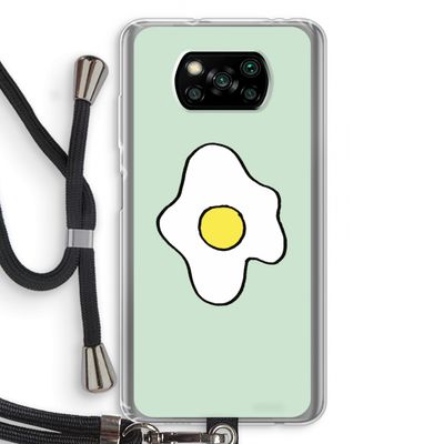 Spiegelei: Xiaomi Poco X3 Pro Transparant Hoesje met koord