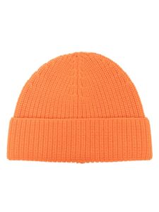 FURSAC bonnet en laine à design nervuré - Orange