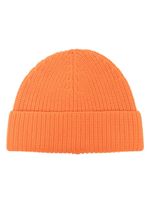 FURSAC bonnet en laine à design nervuré - Orange