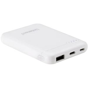 Intenso XS5000 Powerbank 5000 mAh LiPo USB-A, USB-C, Micro-USB Wit Statusweergave