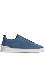 Zegna baskets Triple Stitch - Bleu