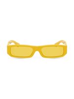 Dolce & Gabbana Kids lunettes de soleil Mini Me à monture rectangulaire - Jaune