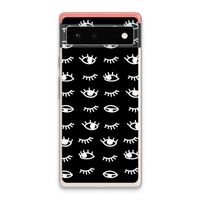 Eye pattern #3: Google Pixel 6 Transparant Hoesje