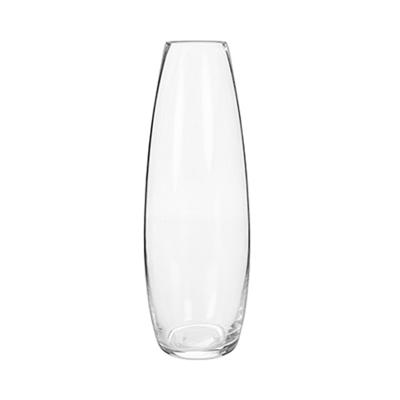 Alessandro Vaas - glas - glad - 8 x 8 x 25 cm - bloemenvaas