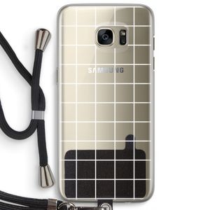 Rooster 2: Samsung Galaxy S7 Edge Transparant Hoesje met koord