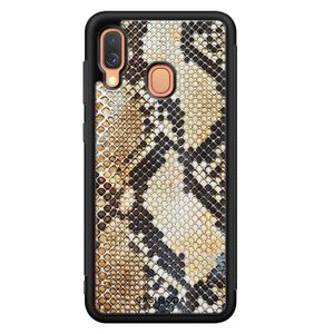 Samsung Galaxy A40 hoesje - Golden snake