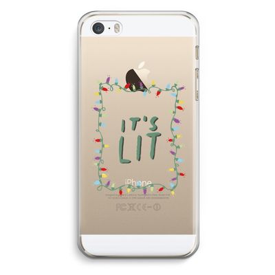 It's Lit: iPhone 5 / 5S / SE Transparant Hoesje