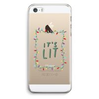 It's Lit: iPhone 5 / 5S / SE Transparant Hoesje