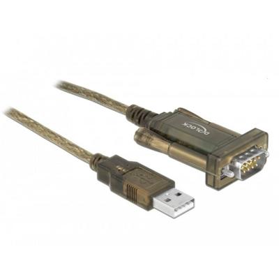 Delock USB 2.0 Adapter [1x USB-A 2.0 stekker - 1x Serieel 9-polig] 64073 2 m