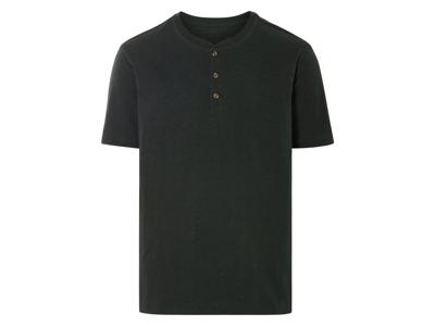 LIVERGY Heren T-shirt (Donkergroen, L)