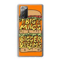Big Macs Bigger Dreams: Samsung Galaxy Note 20 / Note 20 5G Transparant Hoesje
