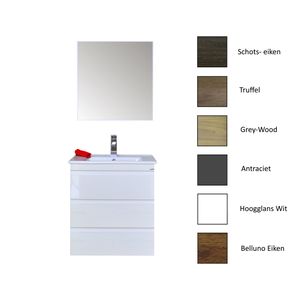 Onderkast Sanicare Q7 Drie Soft-Closing Laden 65x45 cm Belluno-Eiken Sanicare