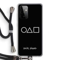 Squid Game: Samsung Galaxy A72 5G Transparant Hoesje met koord