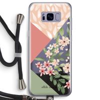Sweet heaven geometrics: Samsung Galaxy S8 Transparant Hoesje met koord