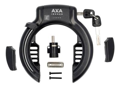 Axa imenso large (75mm) ringslot art-2 zwart met bosch powertube bes3 accuslot oem