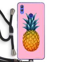 Grote ananas: Honor Note 10 Transparant Hoesje met koord