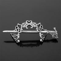 Grote Celtics knopen kroon haarspelden sieraden Vintage Viking Runes vrouwen meisje haarspeld Clips Stick dia haaraccessoires 260