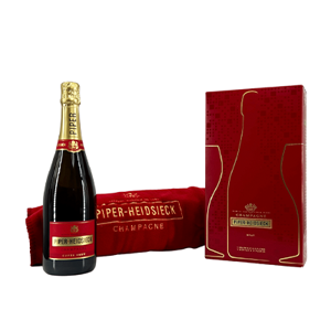 Champagne Piper Heidsieck fleecedeken + geschenkset