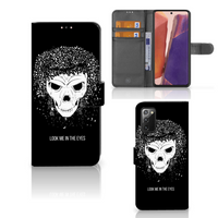 Telefoonhoesje met Naam Samsung Galaxy Note 20 Skull Hair