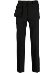Undercover pantalon slim à design multi-poches - Noir