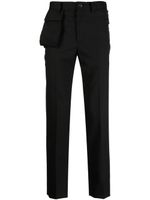 Undercover pantalon slim à design multi-poches - Noir