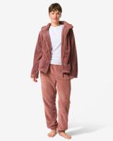 HEMA Dames loungebroek teddy middenbruin (middenbruin)