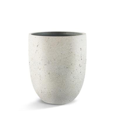 Grigio Tall Egg Pot D40xH47 Anthique-White