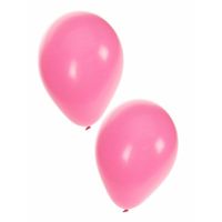 50 stuks babyroze ballonnen   - - thumbnail